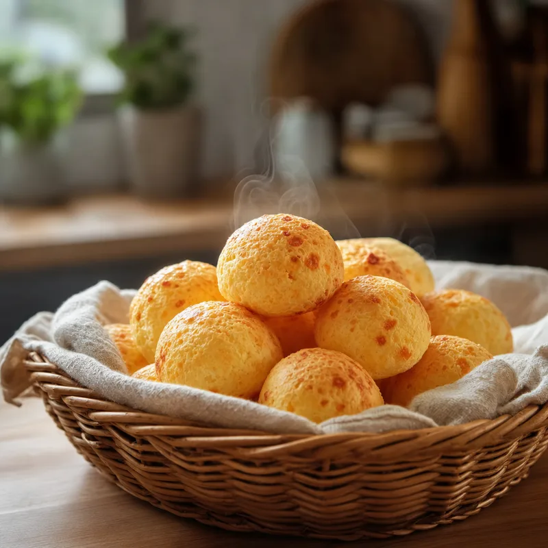 Pão de Queijo Mineiro feito na Air Fryer